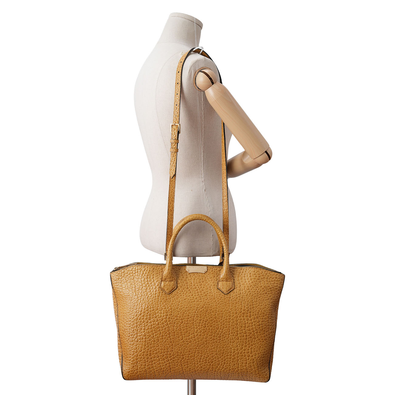 BURBERRY(USED)버버리 카프스킨  금장 듀스베리