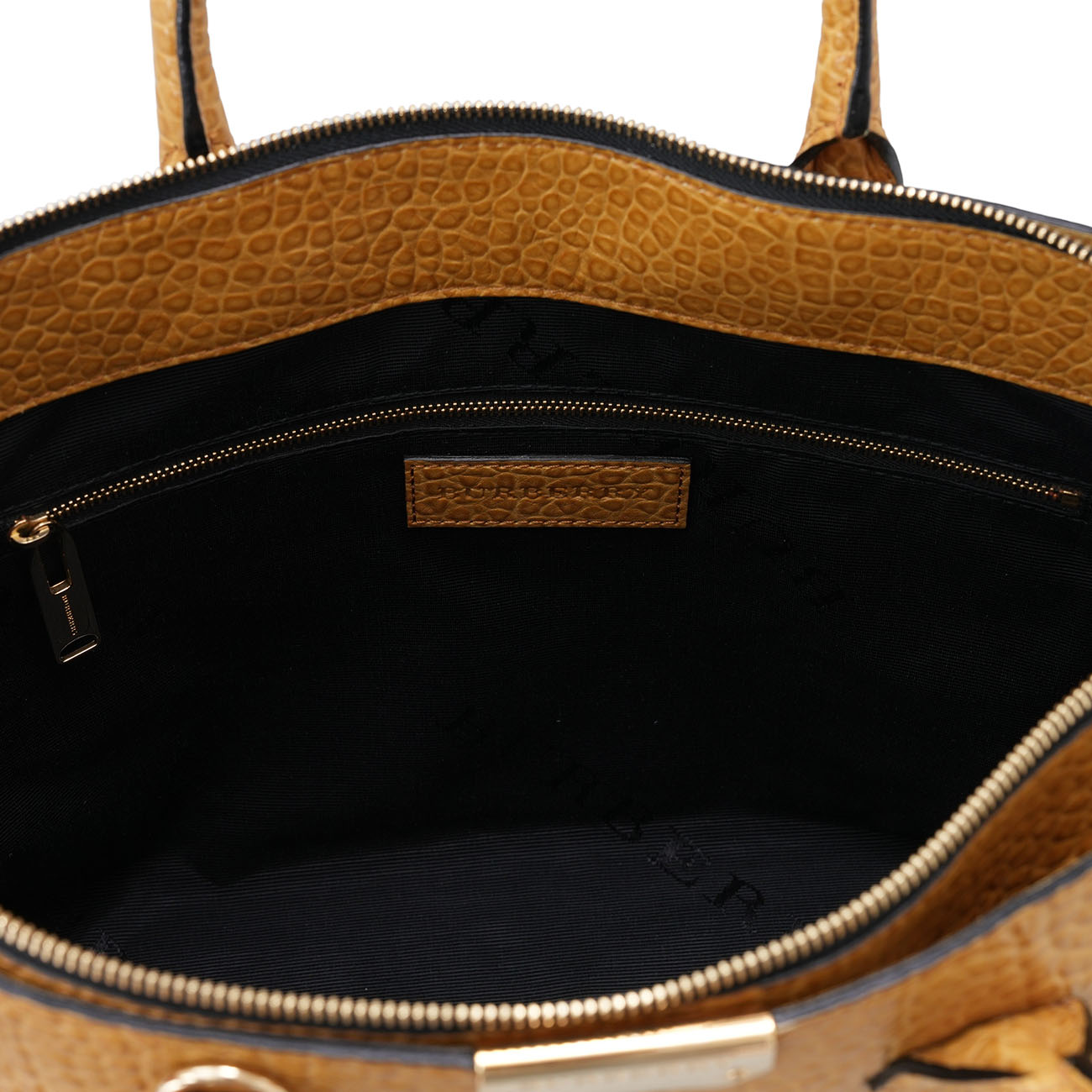 BURBERRY(USED)버버리 카프스킨  금장 듀스베리
