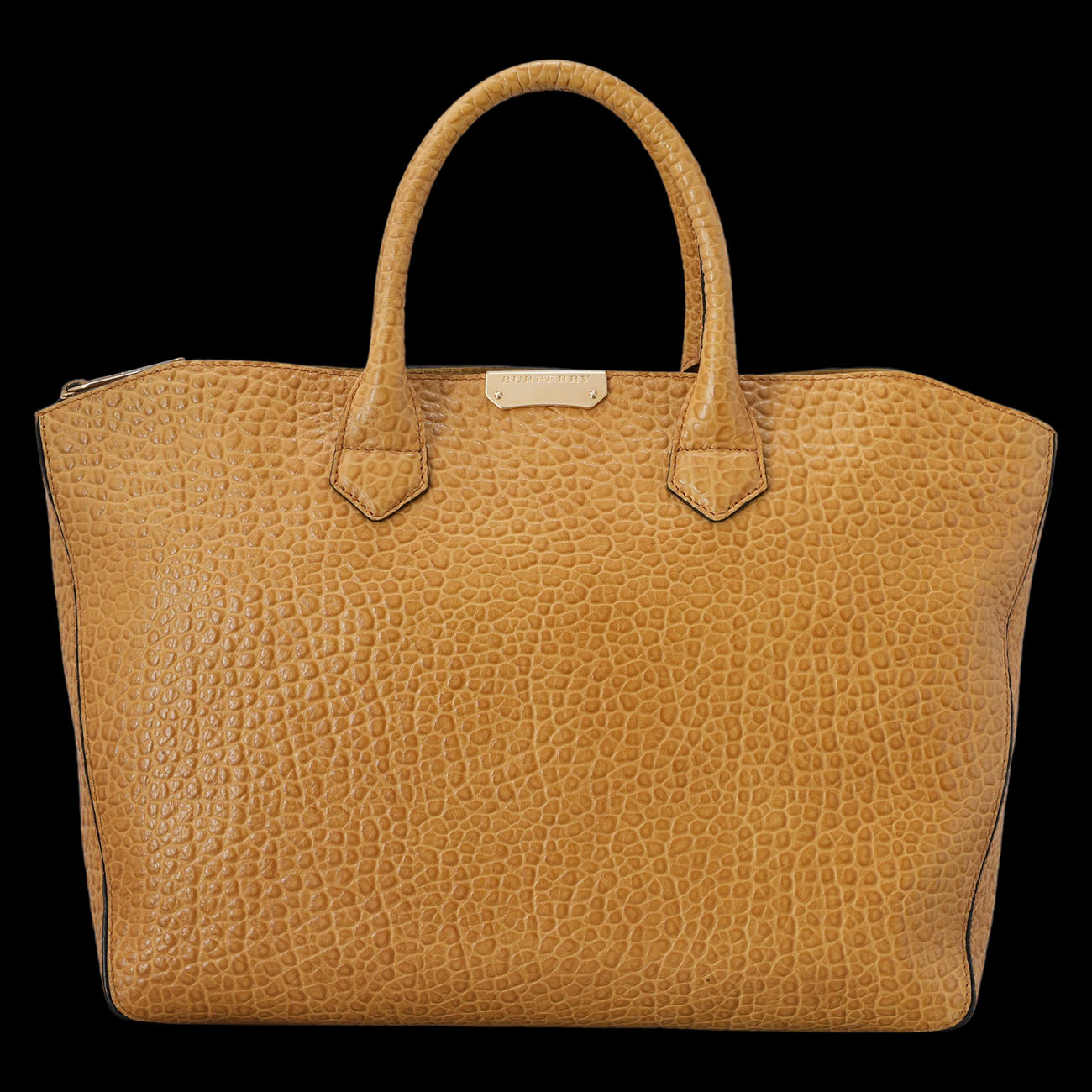BURBERRY(USED)버버리 카프스킨  금장 듀스베리