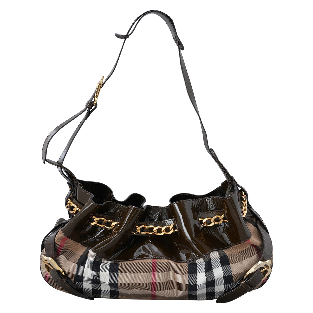 BURBERRY(USED)버버리 하우스체크 페이던트 숄더백