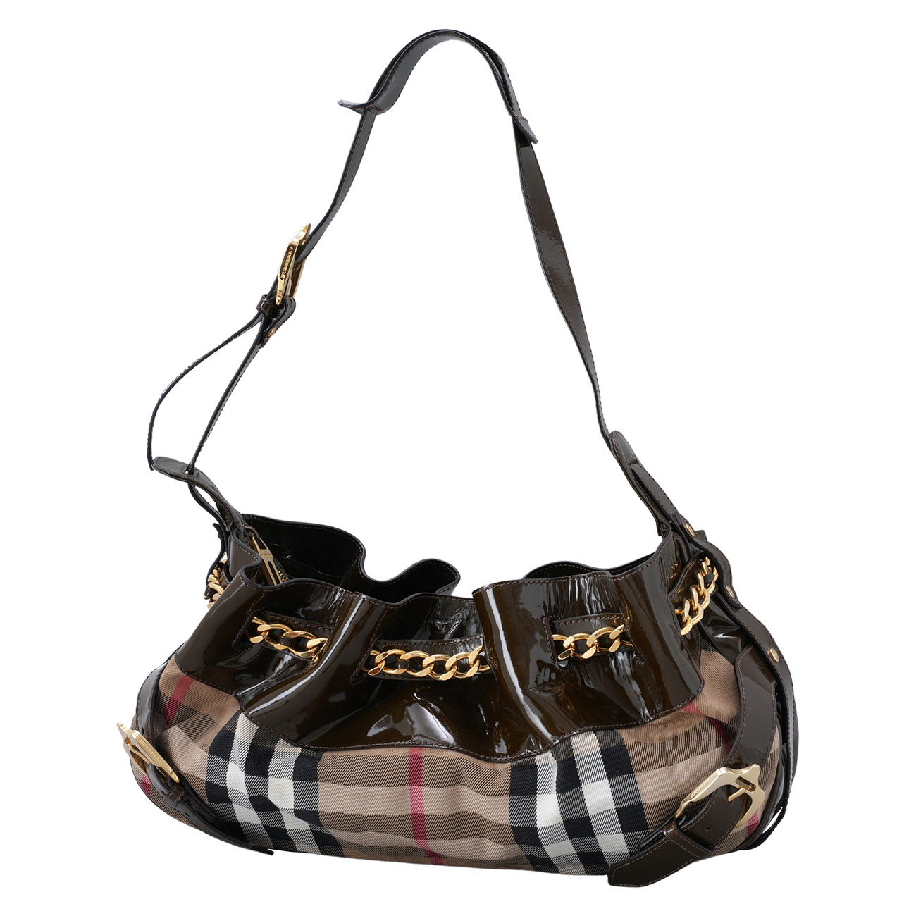BURBERRY(USED)버버리 하우스체크 페이던트 숄더백