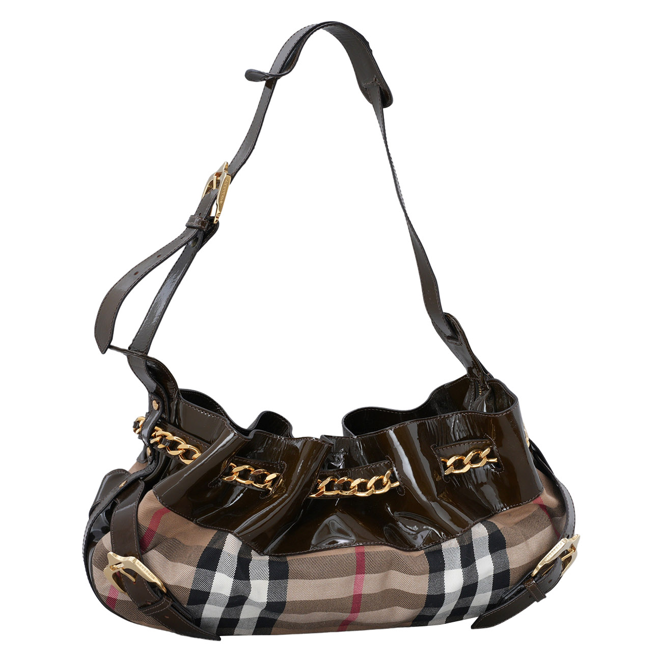 BURBERRY(USED)버버리 하우스체크 페이던트 숄더백