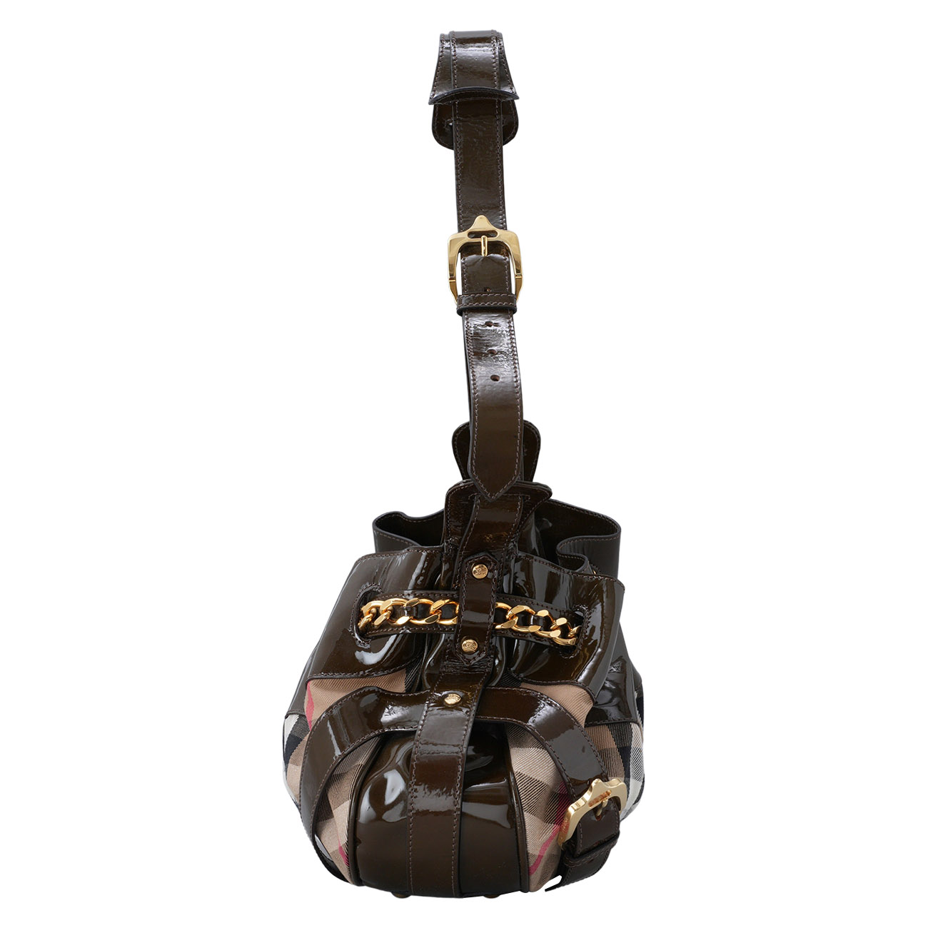 BURBERRY(USED)버버리 하우스체크 페이던트 숄더백