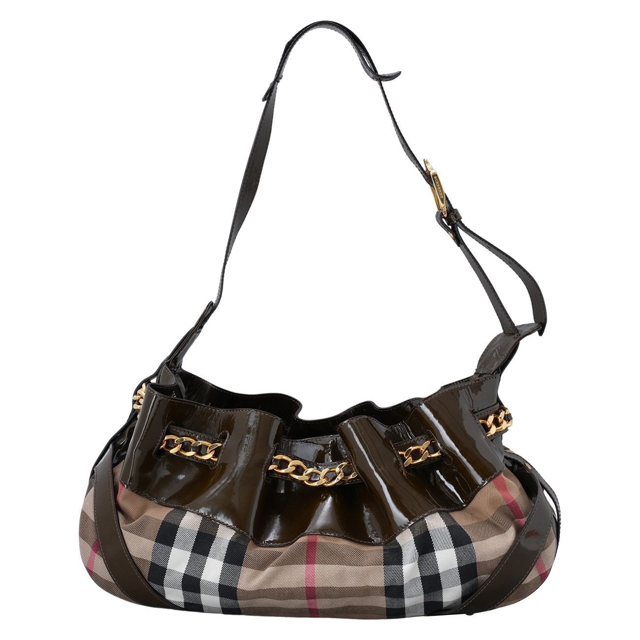 BURBERRY(USED)버버리 하우스체크 페이던트 숄더백