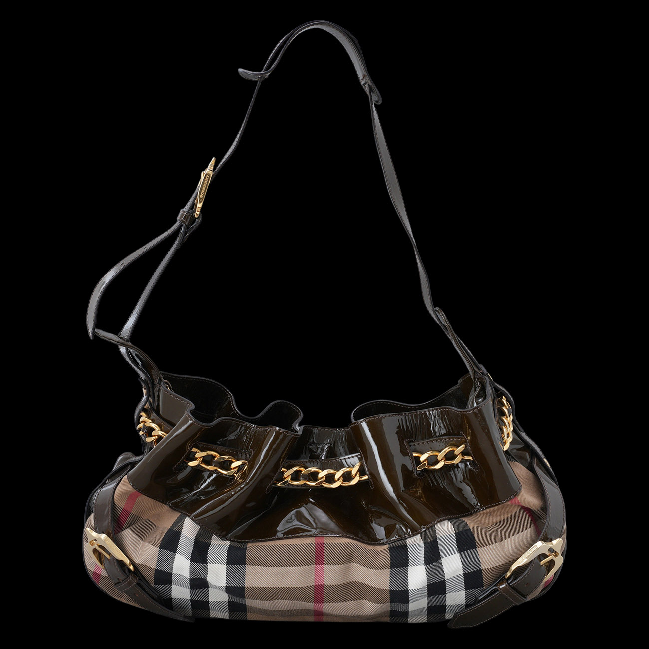 BURBERRY(USED)버버리 하우스체크 페이던트 숄더백