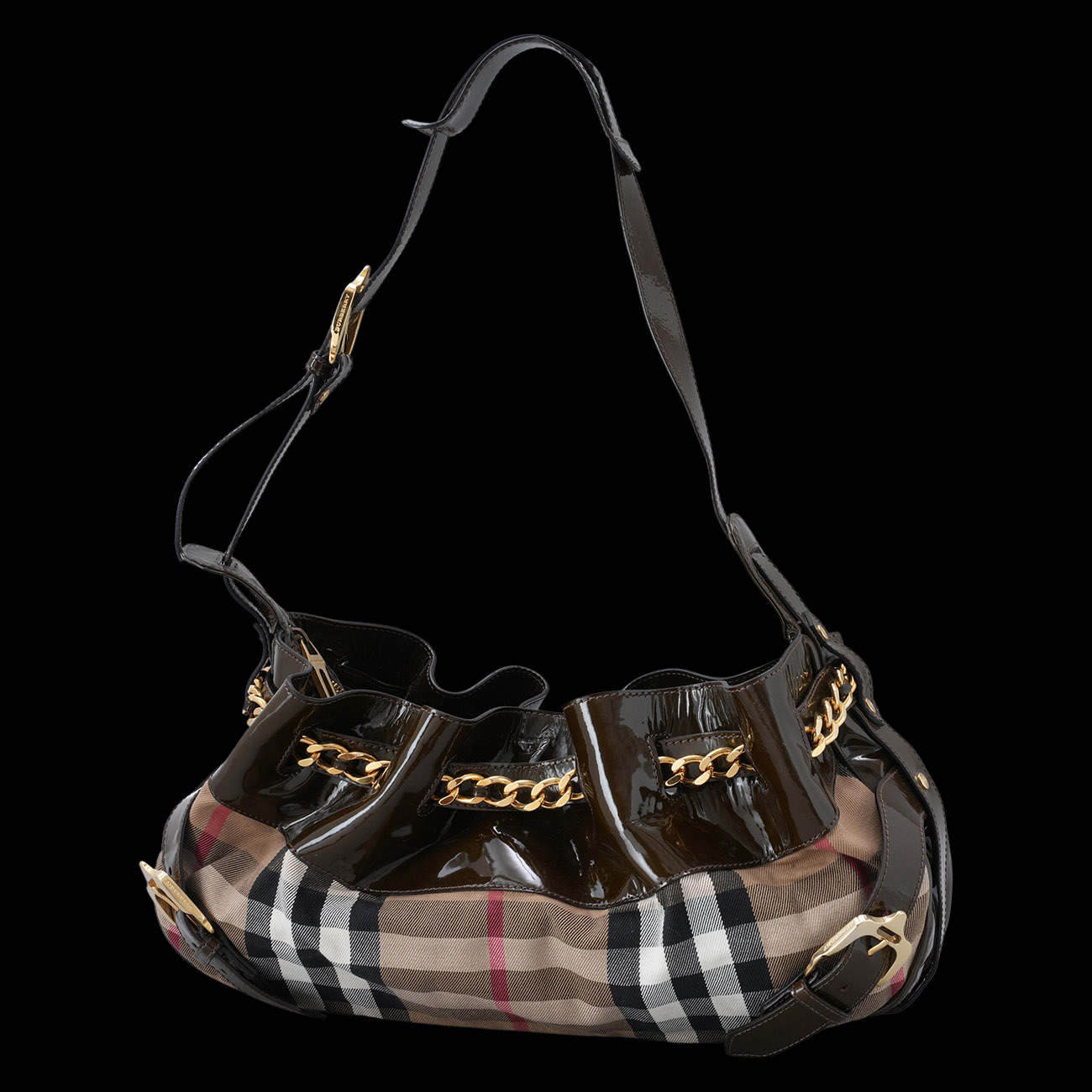 BURBERRY(USED)버버리 하우스체크 페이던트 숄더백