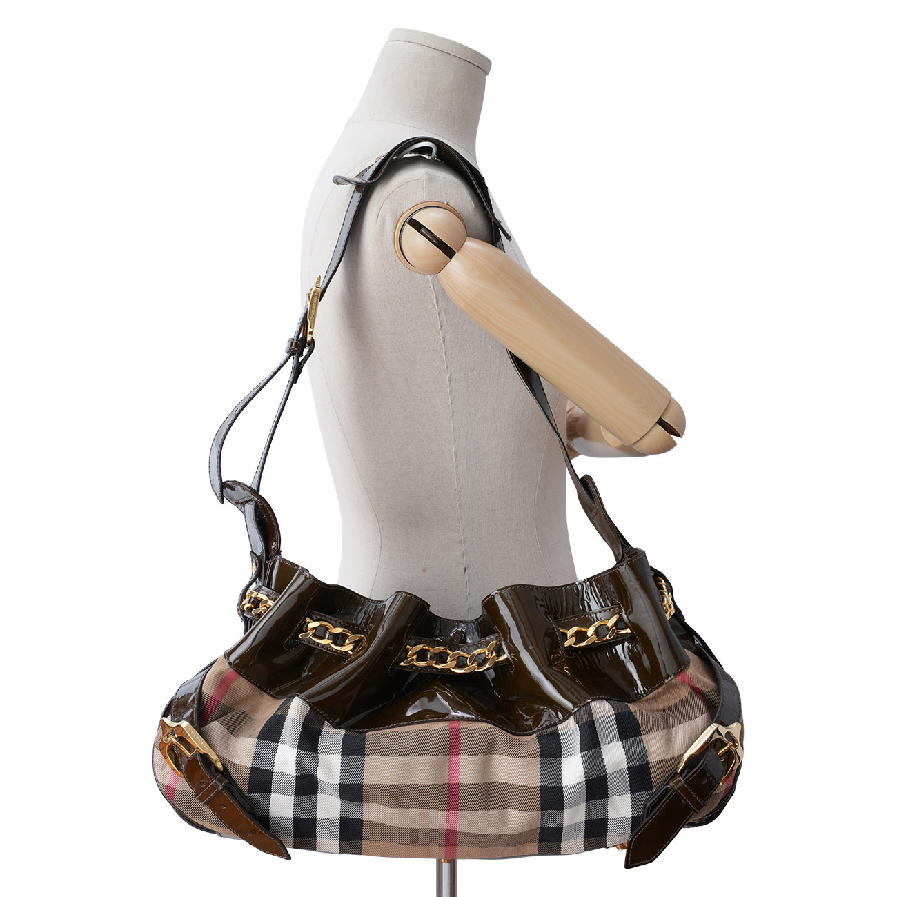 BURBERRY(USED)버버리 하우스체크 페이던트 숄더백