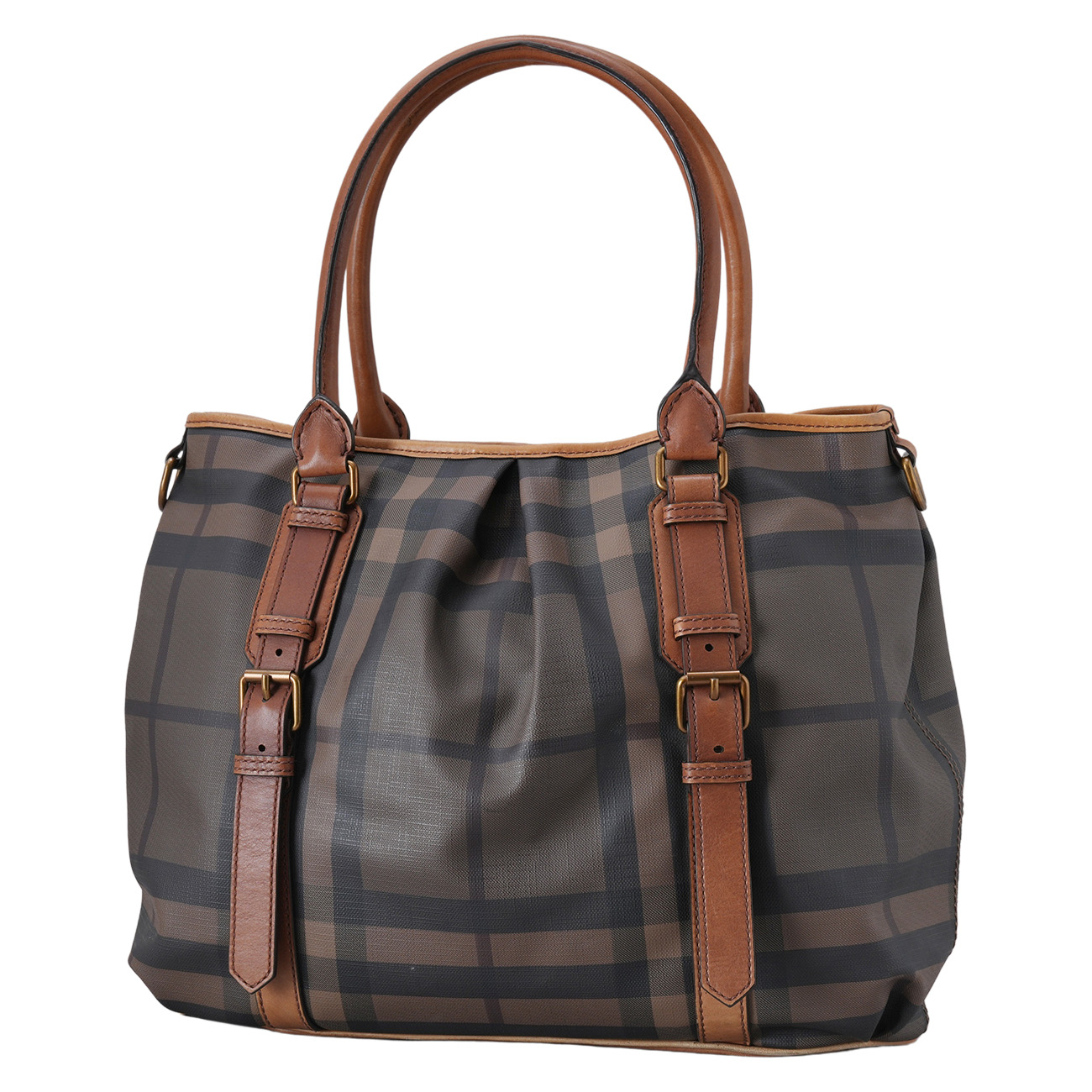 BURBERRY(USED)버버리 PVC 토트겸 숄더백  40