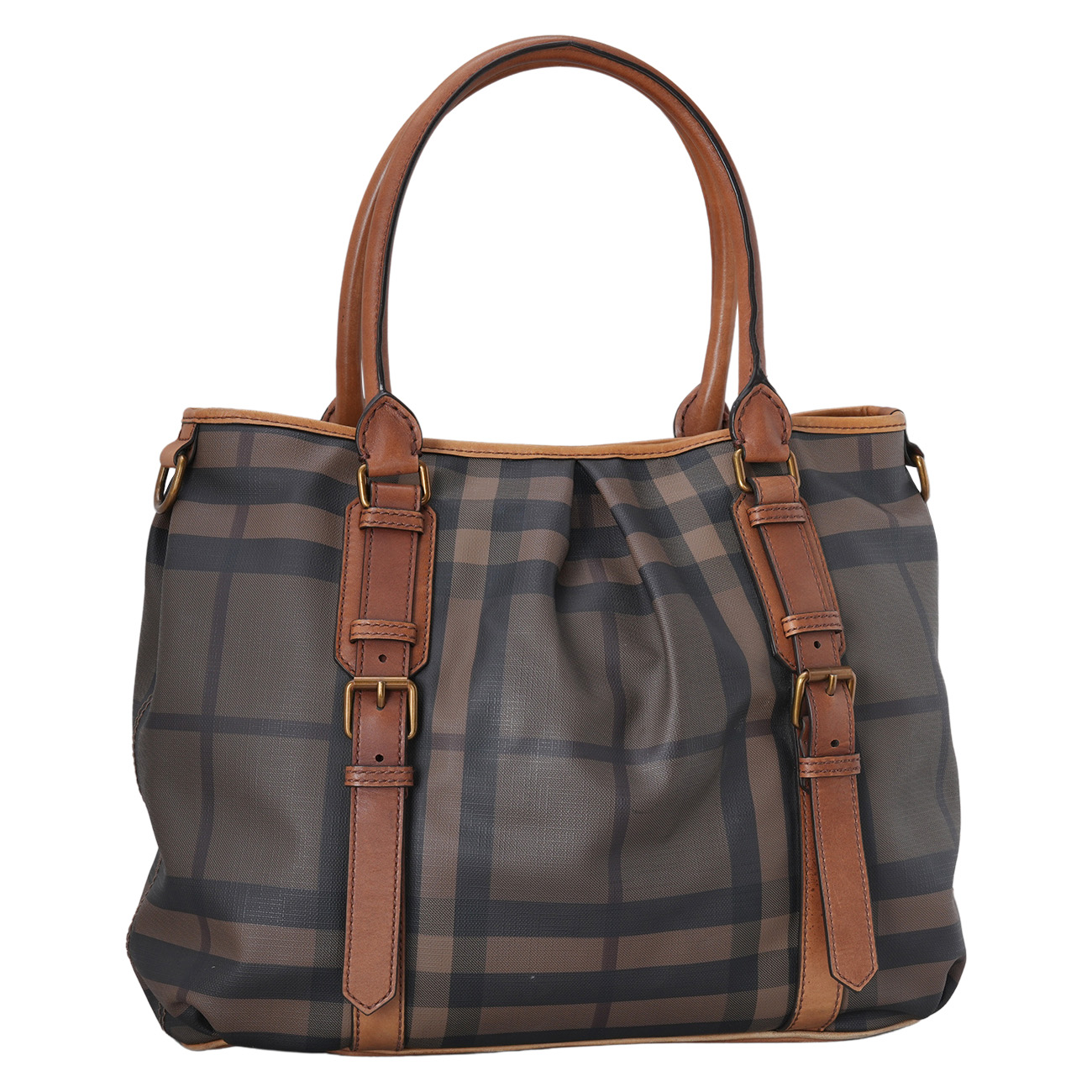 BURBERRY(USED)버버리 PVC 토트겸 숄더백  40