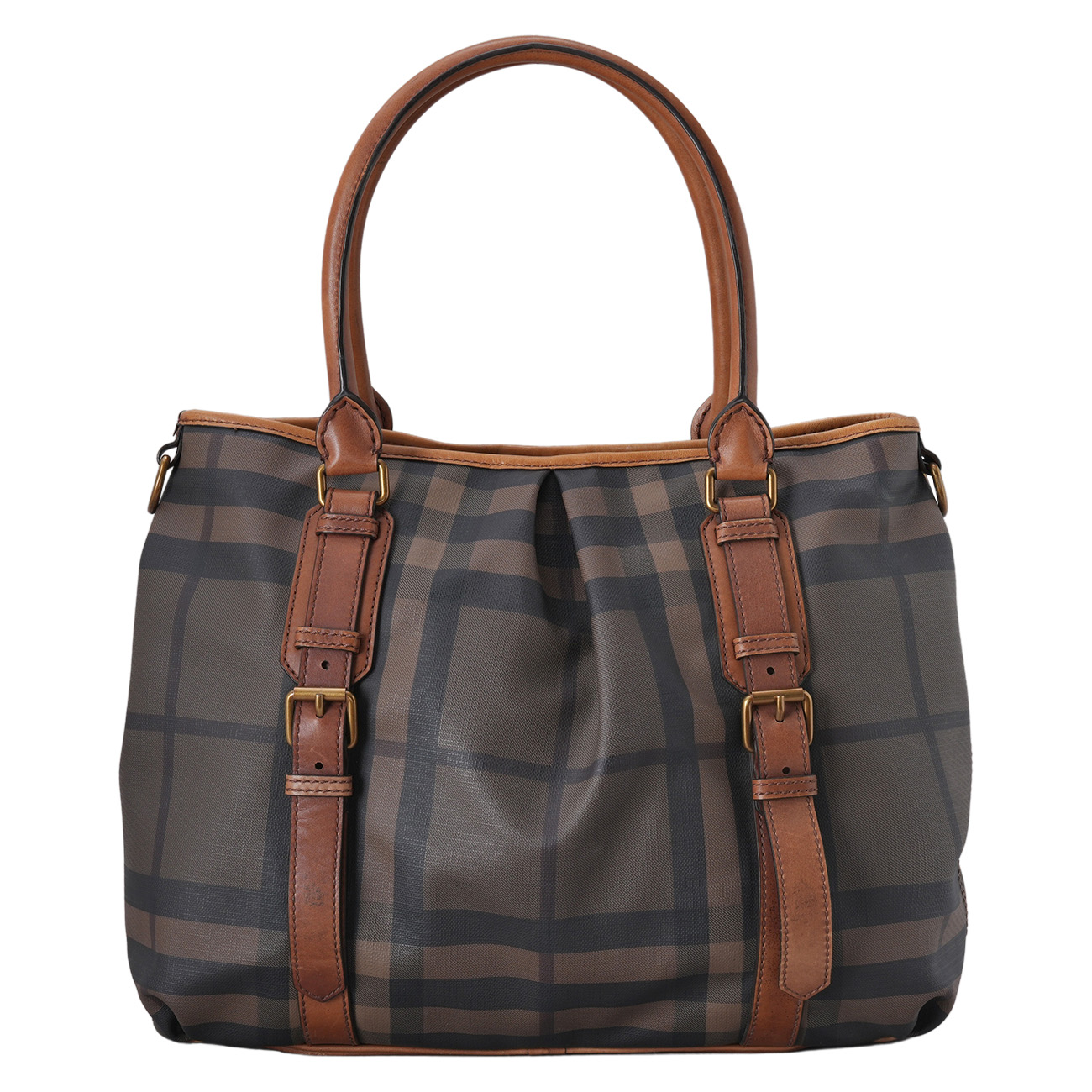 BURBERRY(USED)버버리 PVC 토트겸 숄더백  40