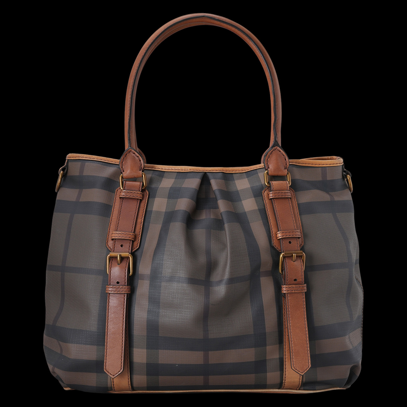 BURBERRY(USED)버버리 PVC 토트겸 숄더백  40