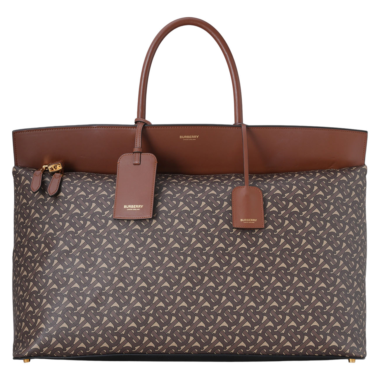 BURBERRY(USED)버버리 TB 모노그램 핸들백