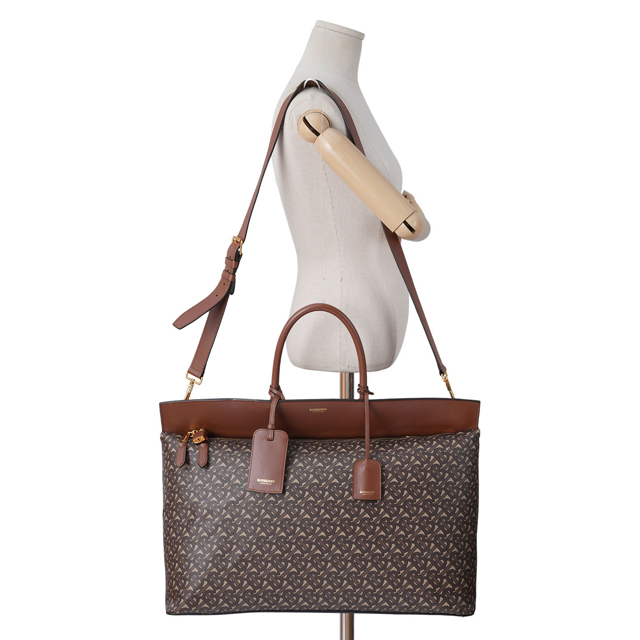 BURBERRY(USED)버버리 TB 모노그램 핸들백