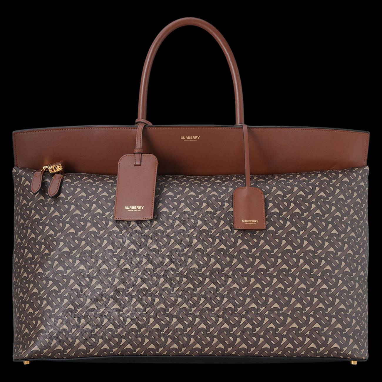 BURBERRY(USED)버버리 TB 모노그램 핸들백