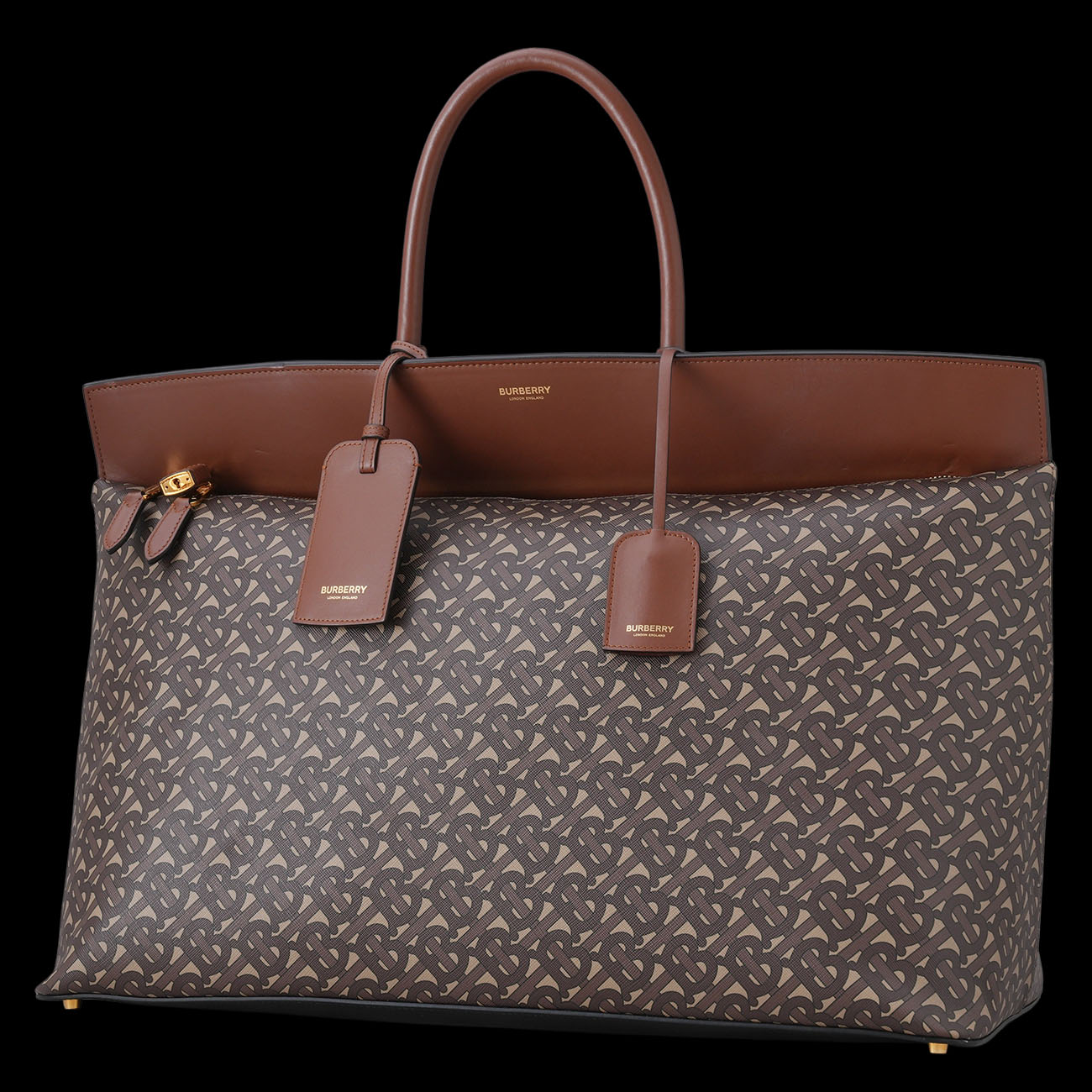 BURBERRY(USED)버버리 TB 모노그램 핸들백