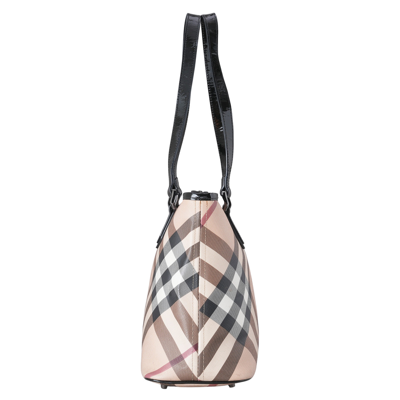 BURBERRY(USED)버버리 3459861 체크 쇼퍼백