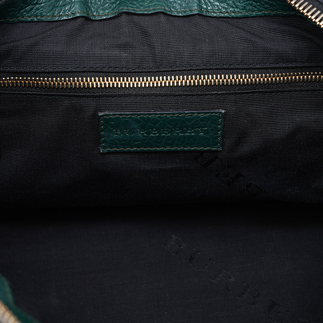 BURBERRY(USED)버버리 레더 토트백 녹색