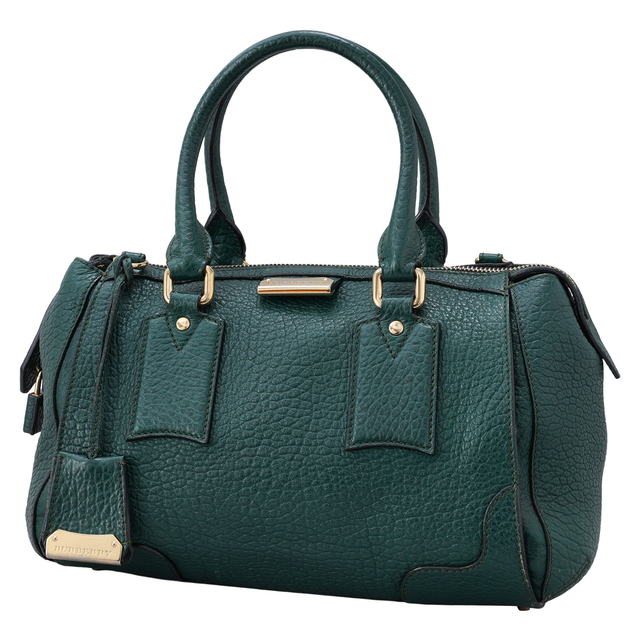 BURBERRY(USED)버버리 레더 토트백 녹색