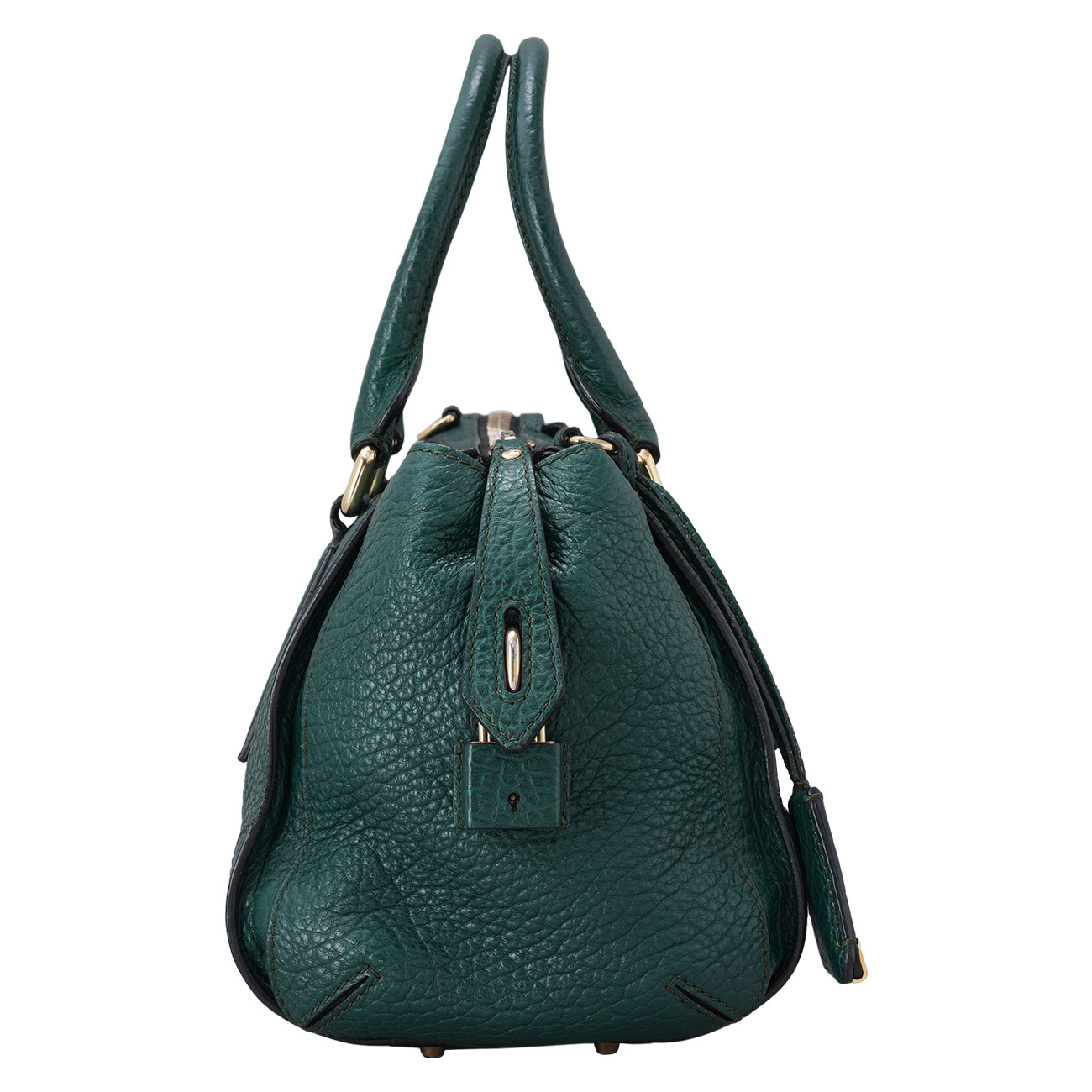 BURBERRY(USED)버버리 레더 토트백 녹색