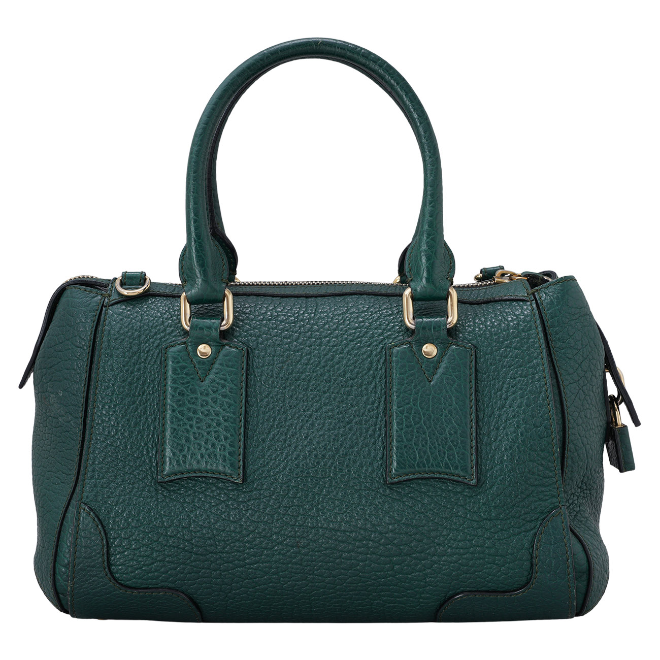 BURBERRY(USED)버버리 레더 토트백 녹색