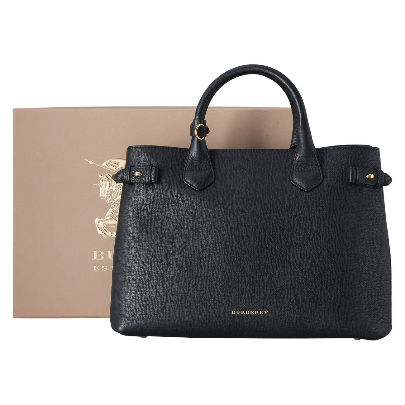 BURBERRY(USED)버버리 하우스체크 배너 토트백