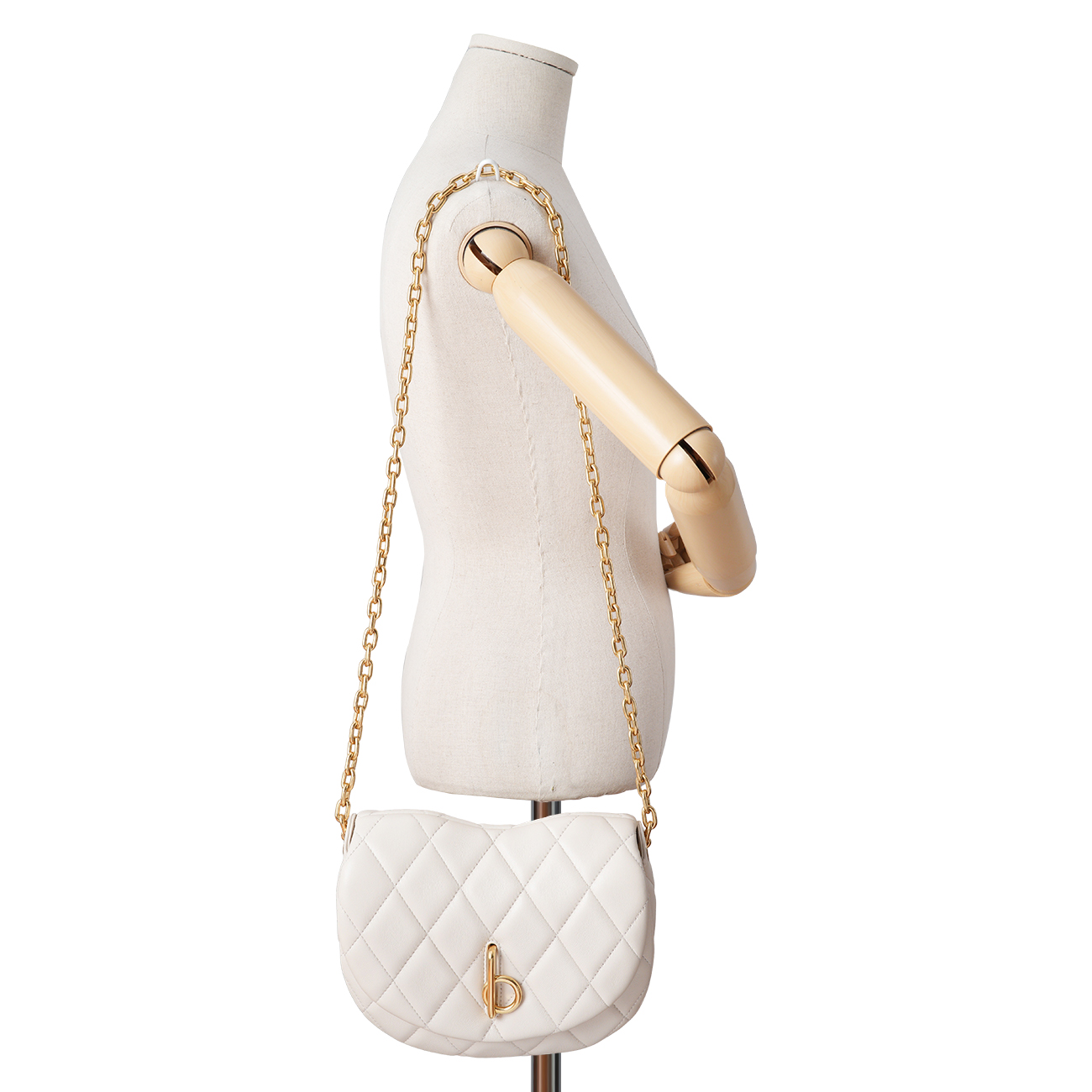 BURBERRY(USED)버버리 81046191 퀼팅 로킹 홀스백