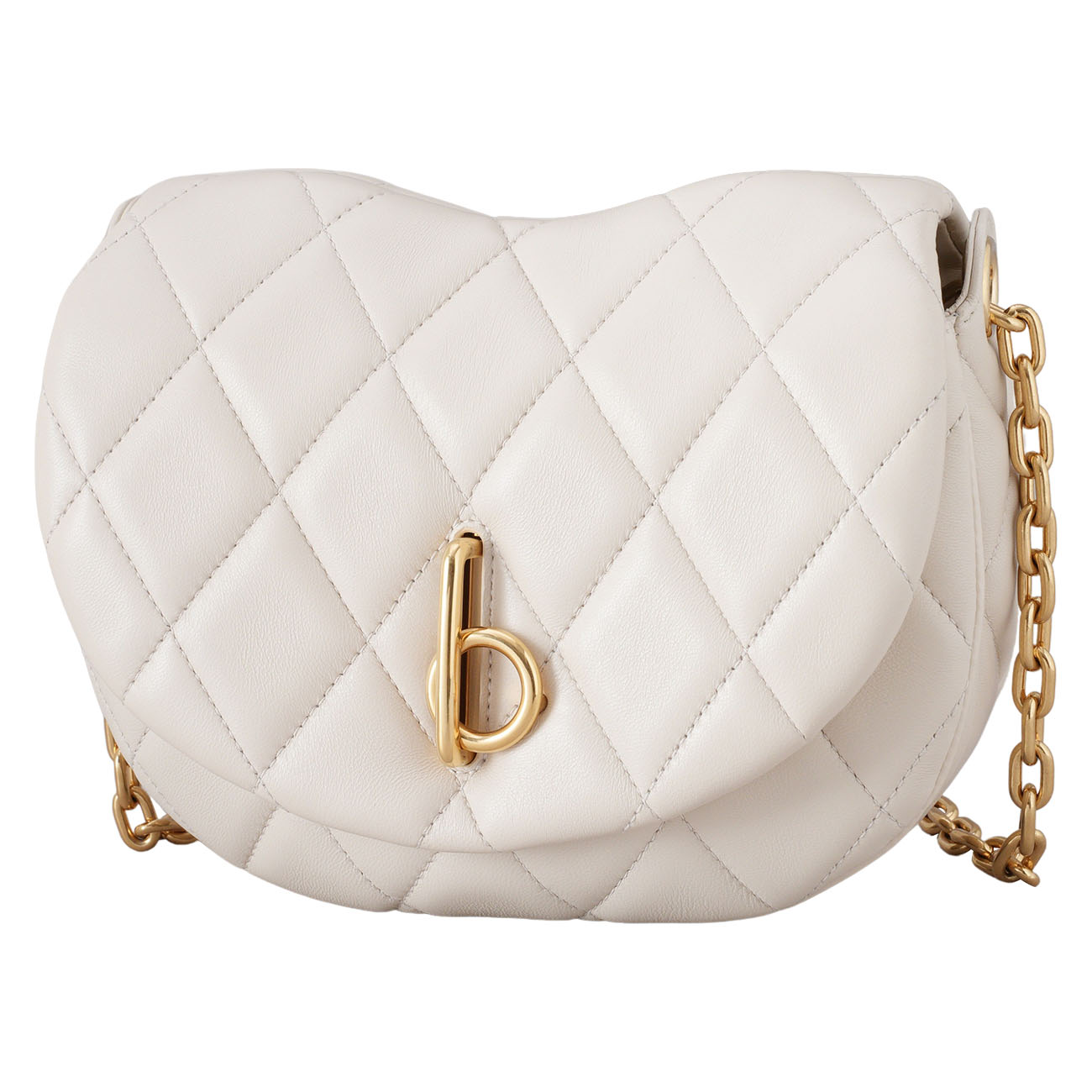 BURBERRY(USED)버버리 81046191 퀼팅 로킹 홀스백