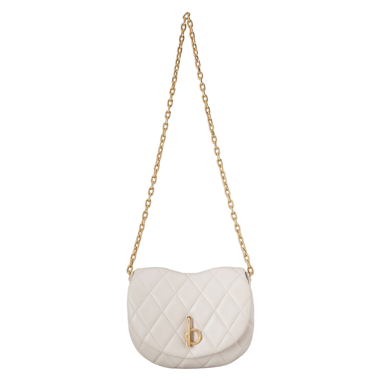 BURBERRY(USED)버버리 81046191 퀼팅 로킹 홀스백