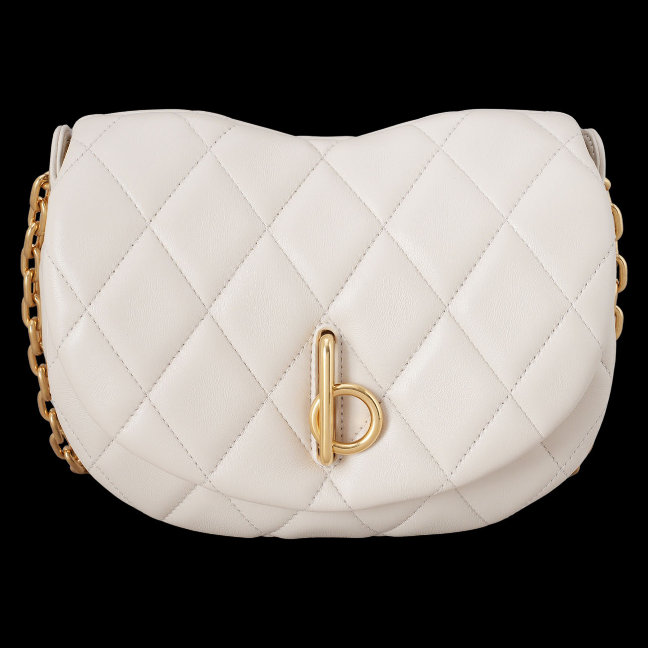 BURBERRY(USED)버버리 81046191 퀼팅 로킹 홀스백