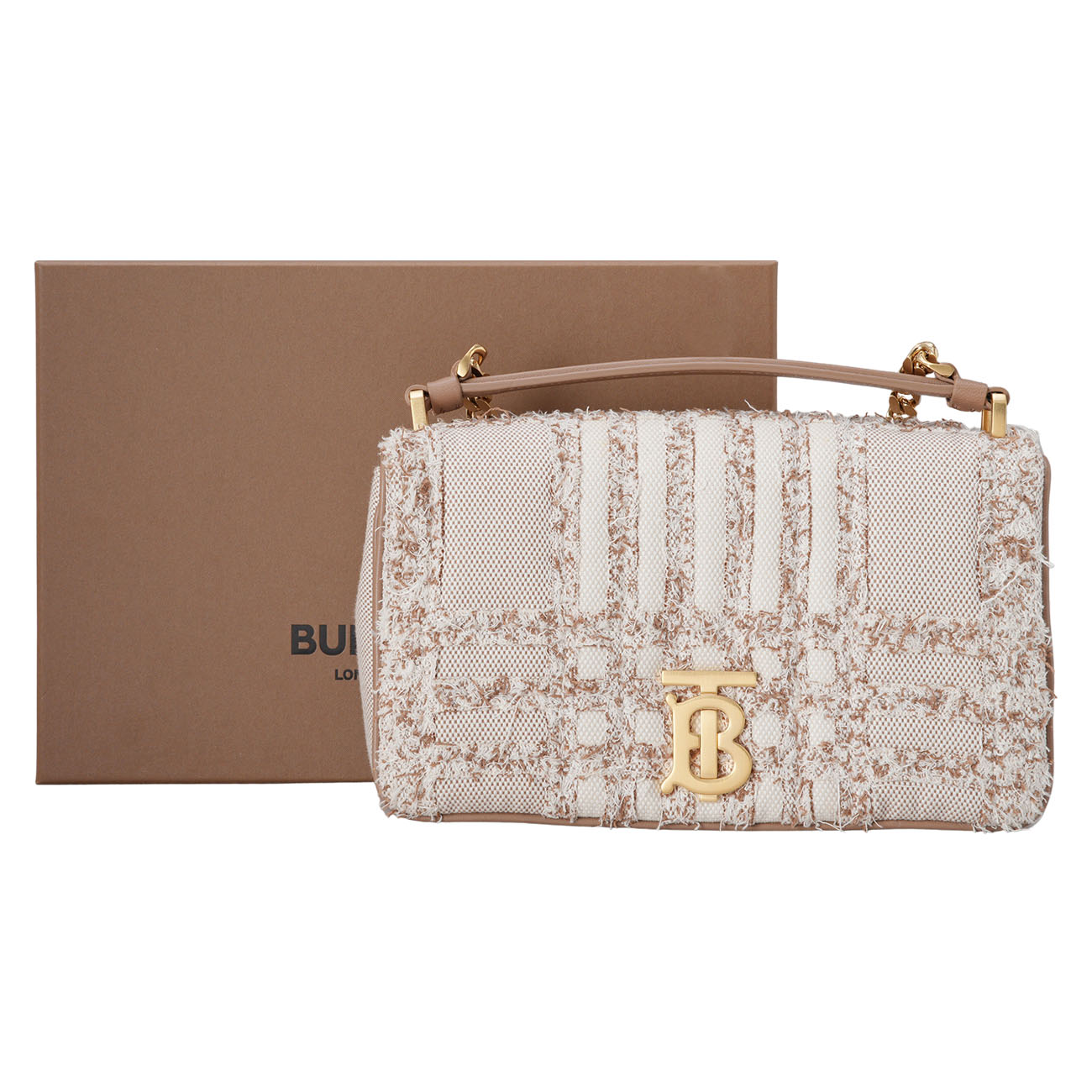 BURBERRY(USED)버버리 롤라 펀치 캔버스 숄더백