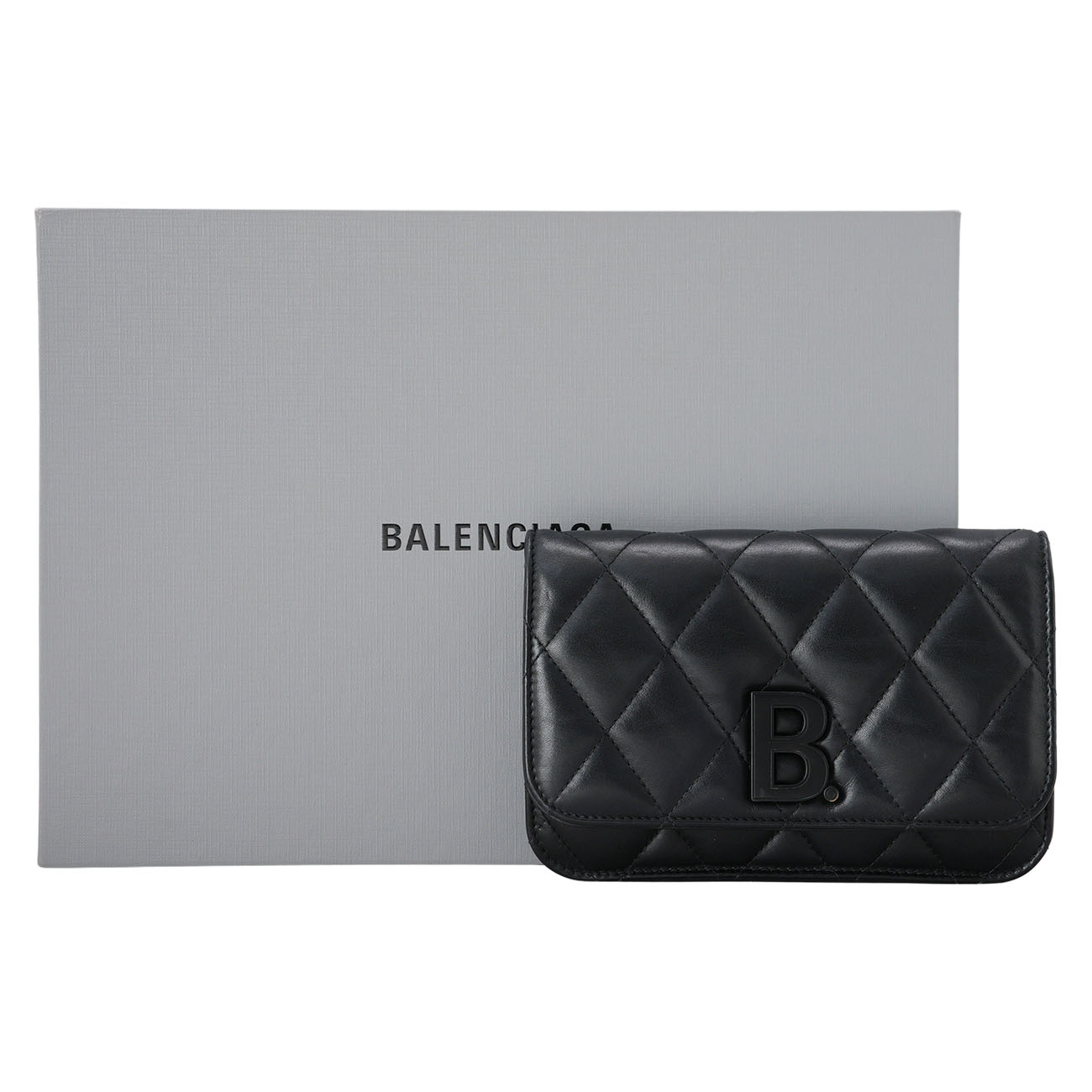BALENCIAGA(USED)발렌시아가 593615 B로고 퀼팅 WOC