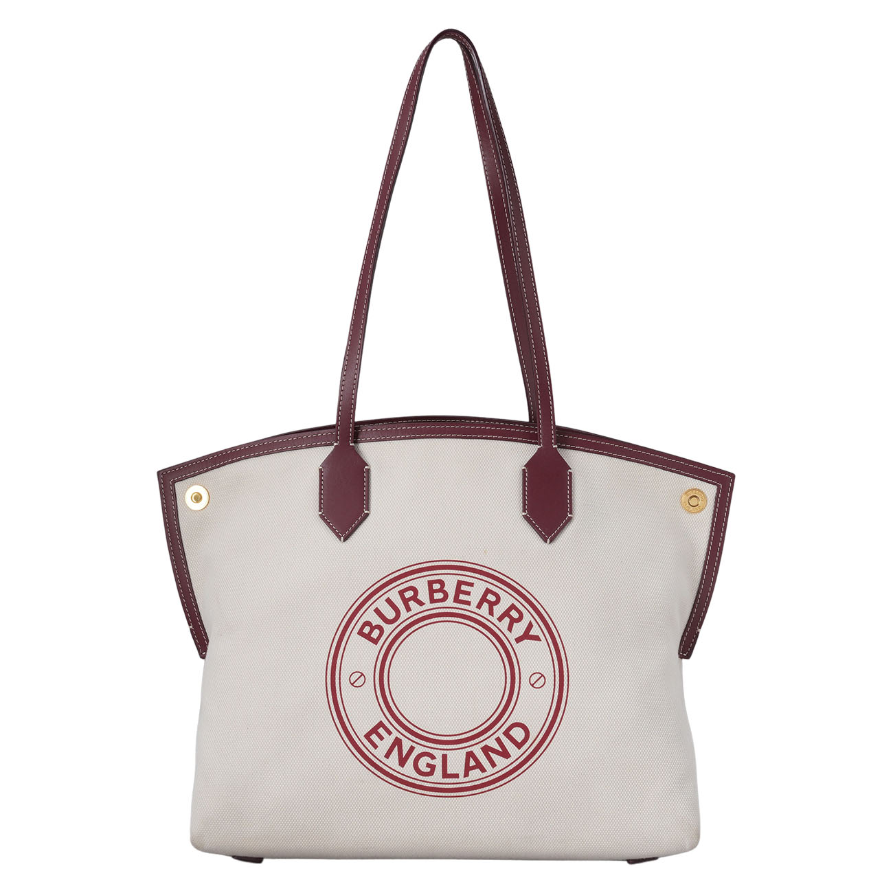 BURBERRY(USED)버버리 8032162 소사이어티 그래픽 캔버스 쇼퍼백
