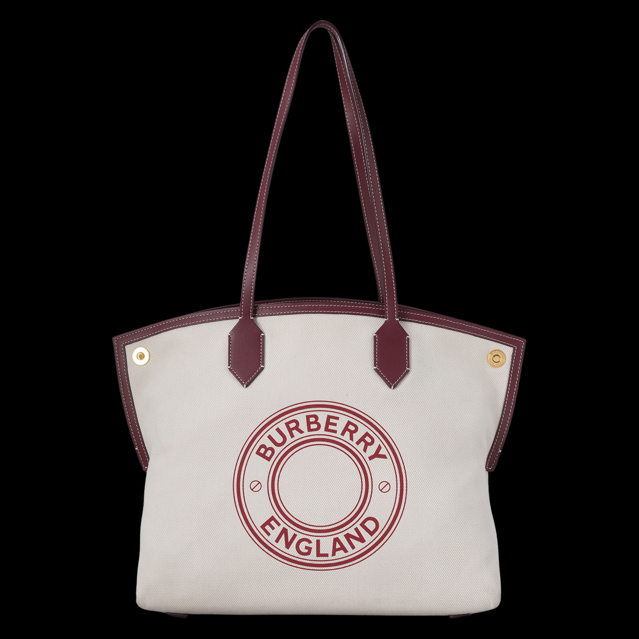 BURBERRY(USED)버버리 8032162 소사이어티 그래픽 캔버스 쇼퍼백