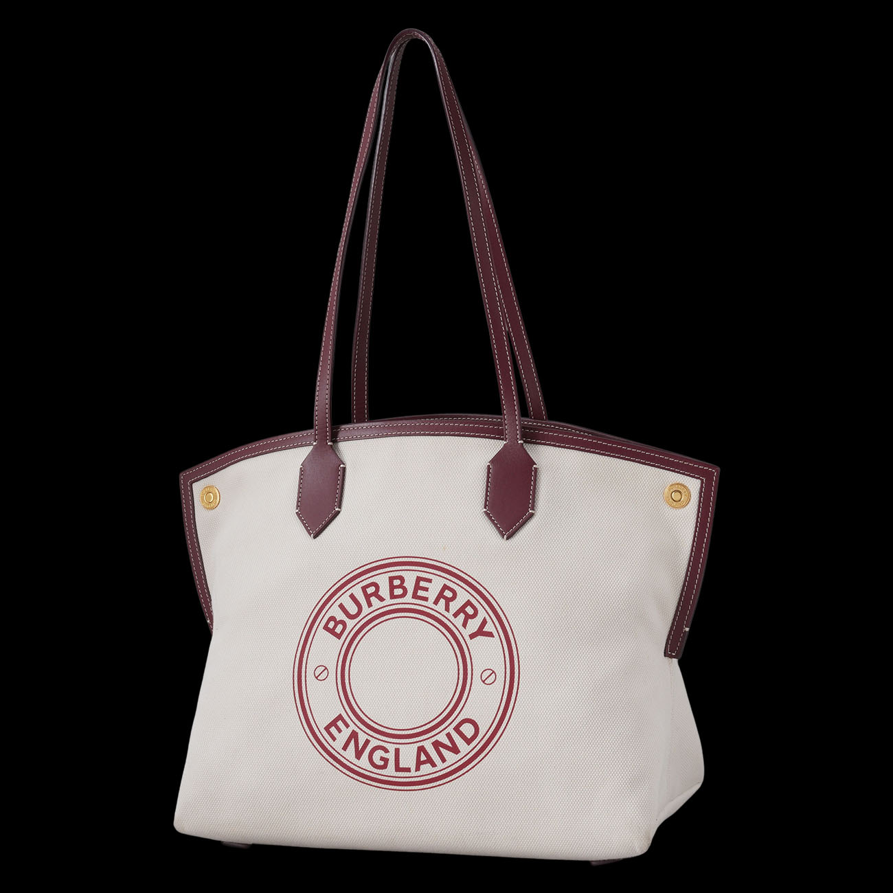 BURBERRY(USED)버버리 8032162 소사이어티 그래픽 캔버스 쇼퍼백