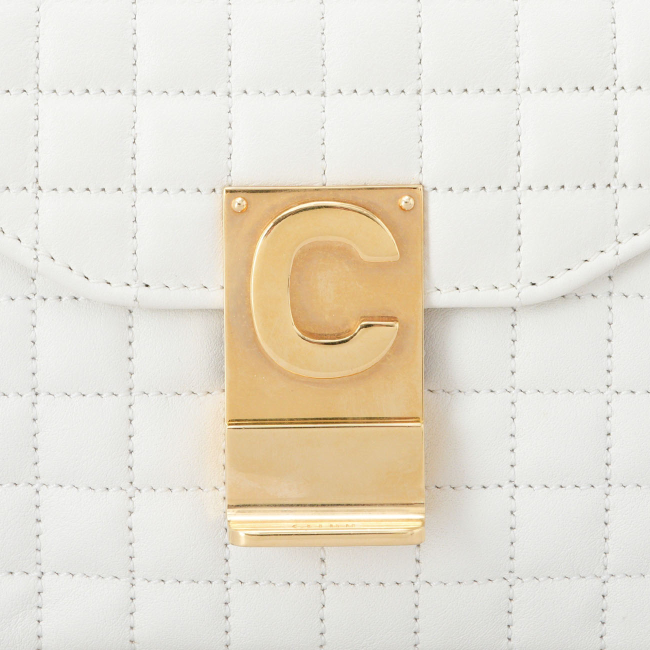 CELINE(USED)셀린느 퀼팅 C 체인 숄더백 미듐