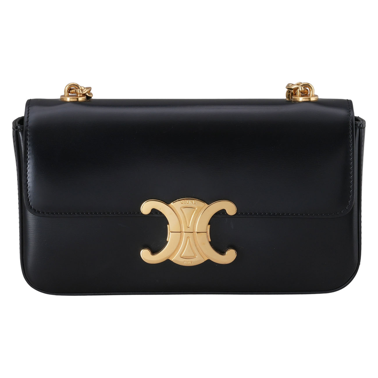 CELINE(USED)셀린느 트리옹프 클로드 체인 숄더백