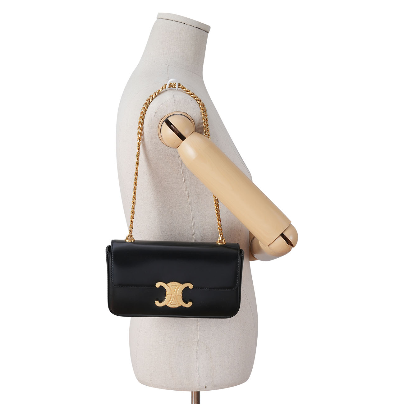 CELINE(USED)셀린느 트리옹프 클로드 체인 숄더백