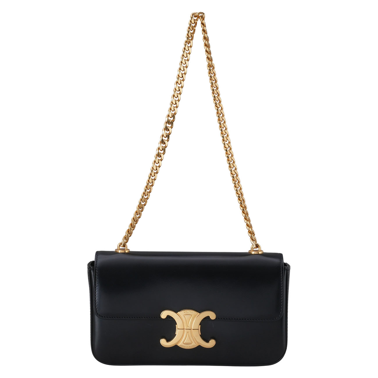 CELINE(USED)셀린느 트리옹프 클로드 체인 숄더백