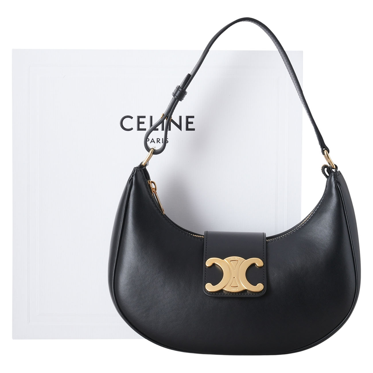 CELINE(USED)셀린느 트리옹프 아바 호보백 미듐