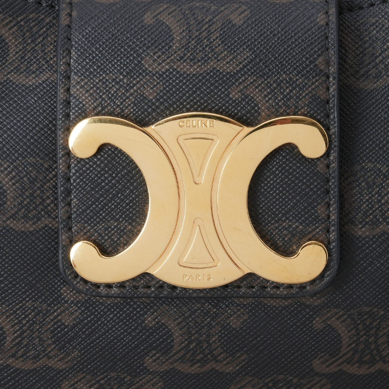 CELINE(USED)셀린느 트리옹프 캔버스 아바 호보백 미듐