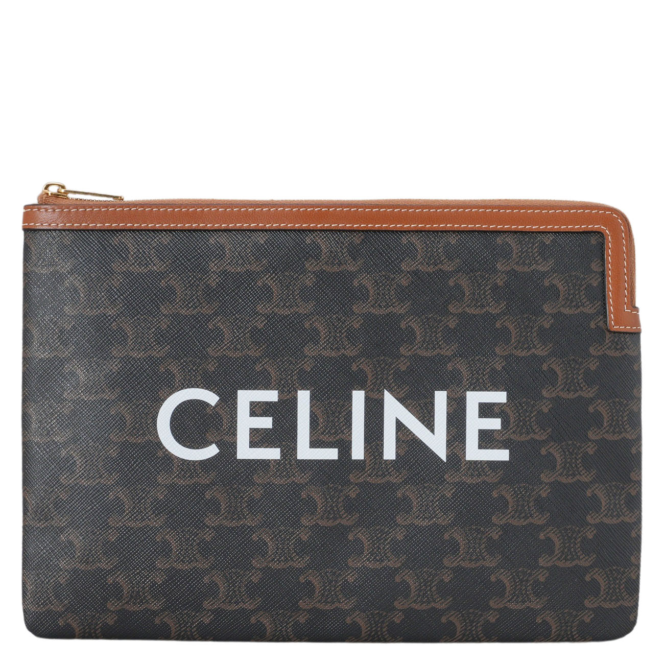 CELINE(USED)셀린느 트리오페 로고 파우치