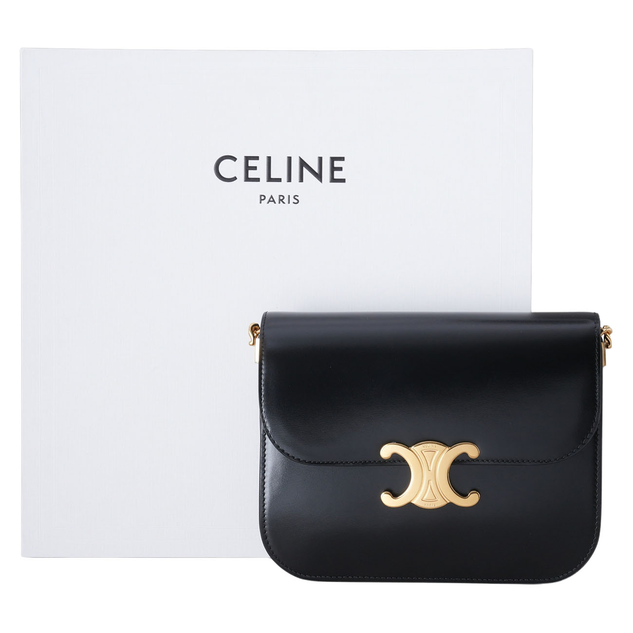 CELINE(USED)셀린느 트리옹프 컬리지 체인 백