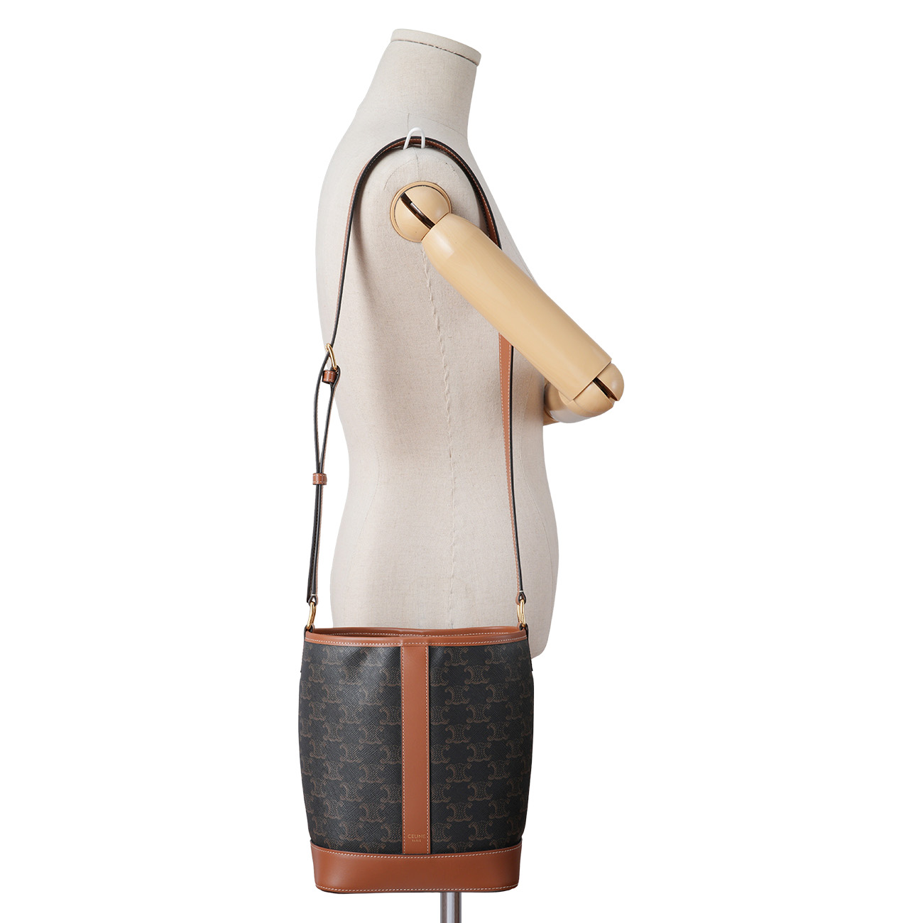CELINE(USED)셀린느 트리옹프 캔버스 스몰 버킷
