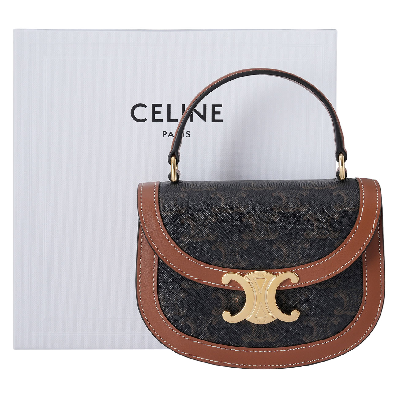 CELINE(USED)셀린느 트리옹프 캔버스 미니 클레아 베사체