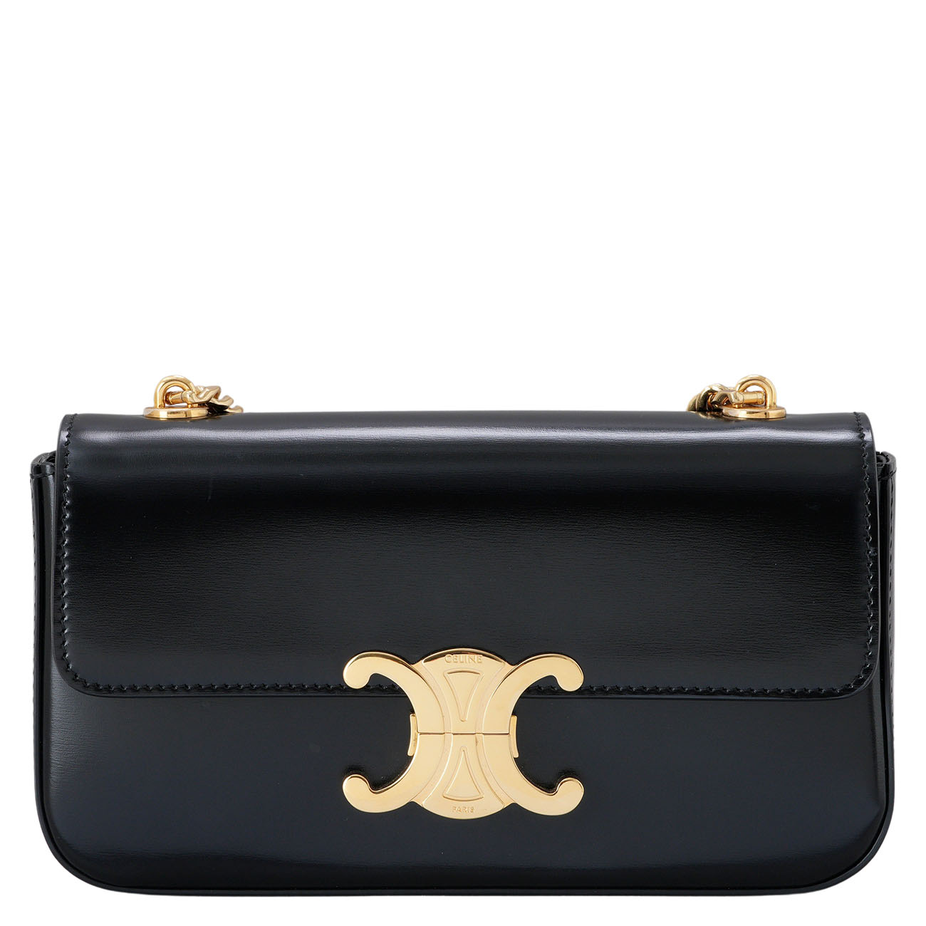 CELINE(USED)셀린느 트리옹프 클로드 체인 숄더백
