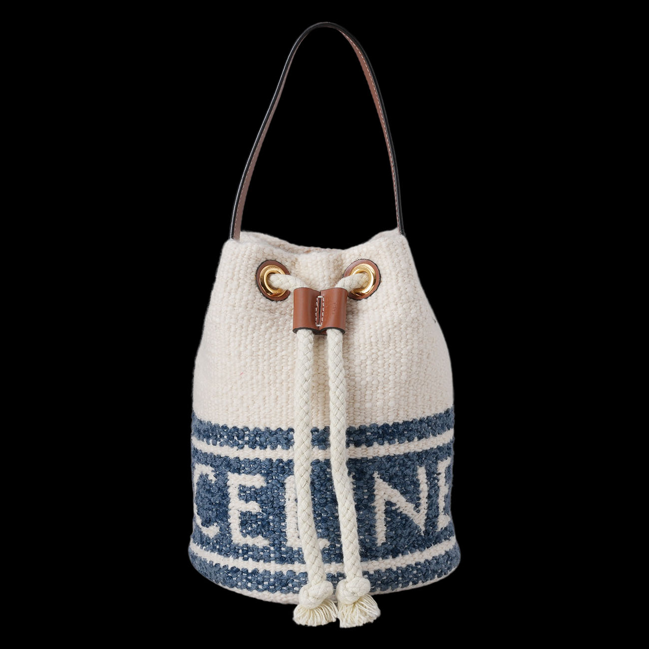 CELINE(USED)셀린느 틴 드로스트링 버킷백