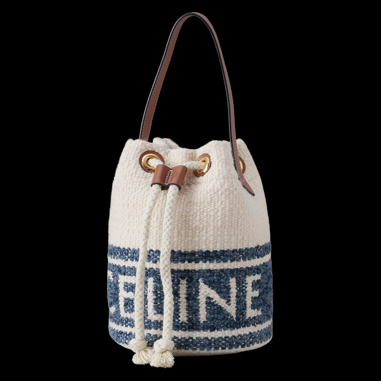 CELINE(USED)셀린느 틴 드로스트링 버킷백