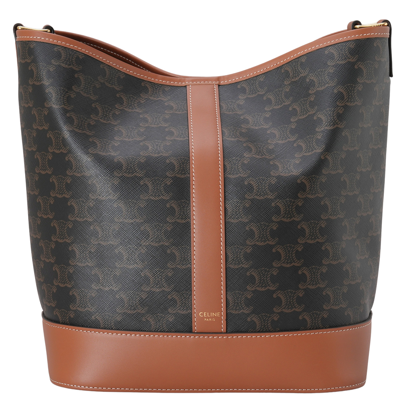 CELINE(USED)셀린느 트리옹프 미디엄 버킷백 & 백참