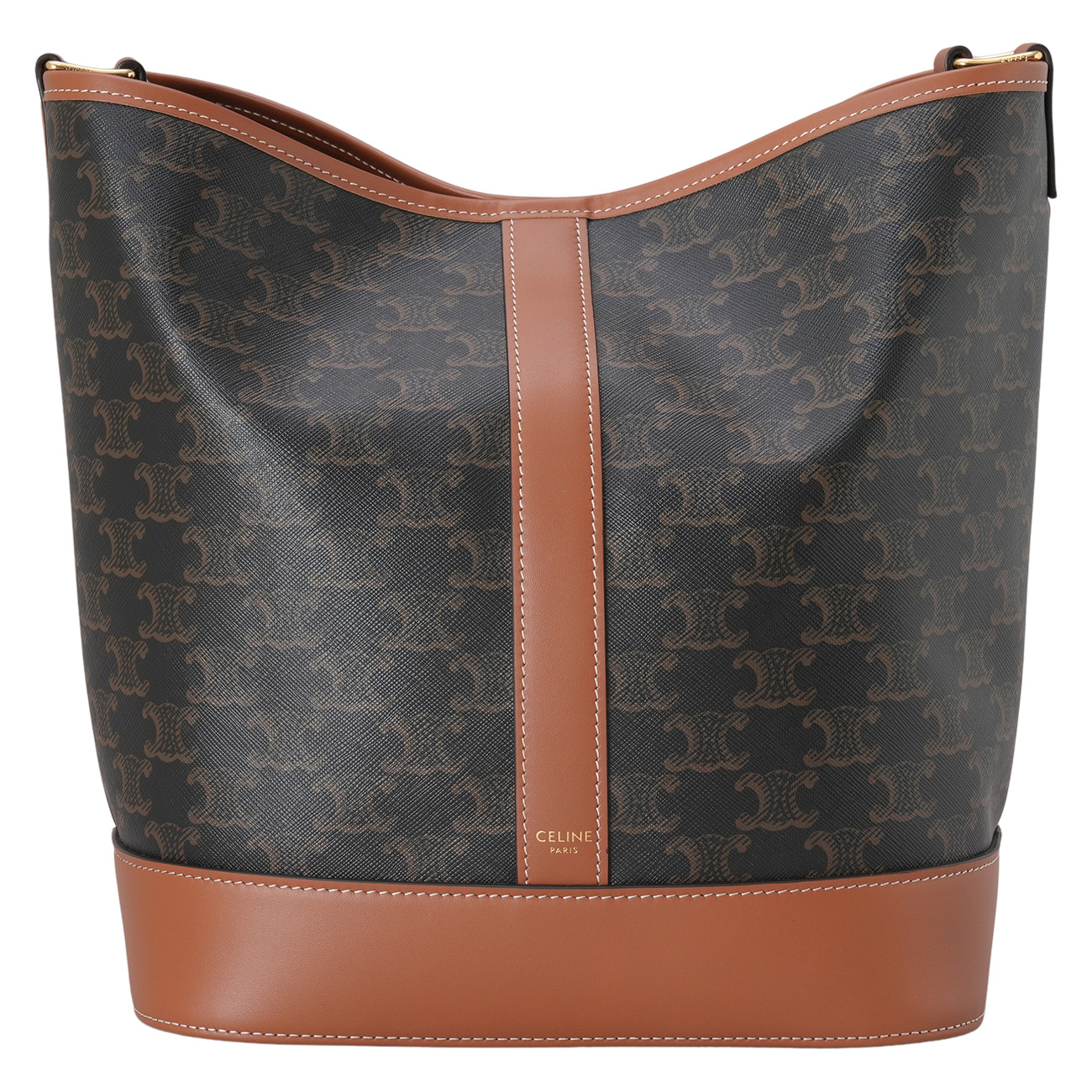 CELINE(USED)셀린느 트리옹프 미디엄 버킷백 & 백참