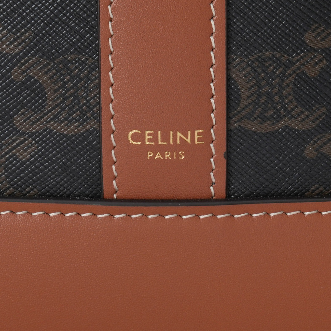 CELINE(USED)셀린느 트리옹프 미디엄 버킷백 & 백참